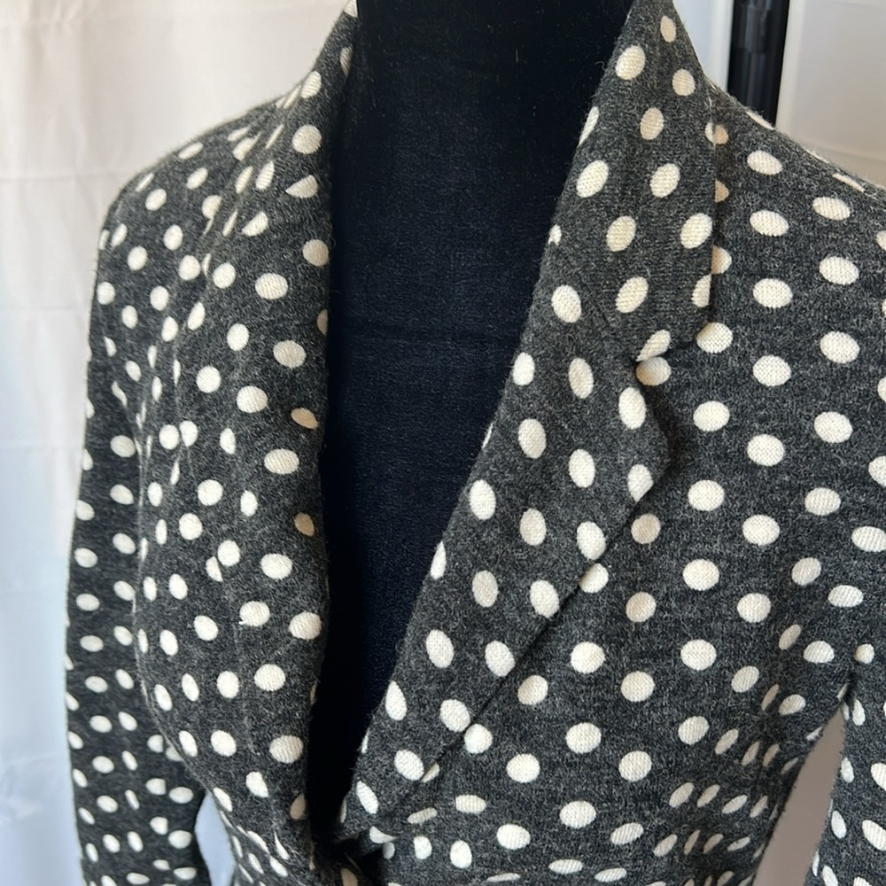 Anthropologie Cartonnier polka dot blazer - Picture 3 of 8